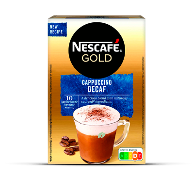 Nescafé Cappuccino Decaffeinated 10sac. 6x125gr